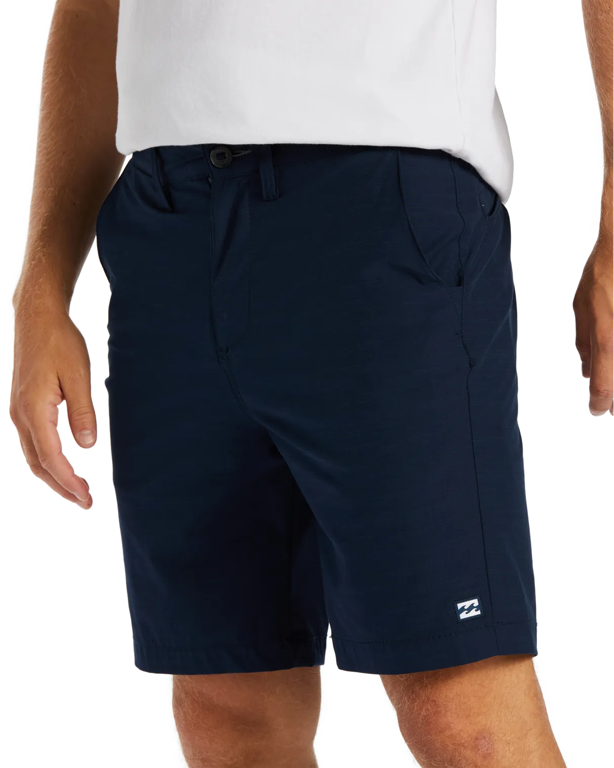 Crossfire Solid Walkshorts in Navy